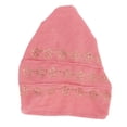 thumbnail image 3 of Sombrero De Turbante Musulmán, Mano De Obra Fina, Suave, Cómodo, Elegante, Brillante, Elástico, Para La Adoración, Para El Uso Diario ANGGREK Rosa, 3 of 8