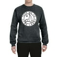 thumbnail image 2 of Wild Bobby, Take Me To The Lake, Unisex Crewneck Graphic Sweatshirt, Heather Black, Medium, 2 of 4