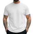 thumbnail image 2 of snilers Mens Active Quick Dry Crew Neck T-Shirt Athletic Running Gym Workout Shirts Summer Short Sleeve Basic Tee Tops S-3XL, 2 of 6