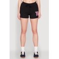 thumbnail image 3 of Womens French Terry Bear Graphic Shorts, 3 of 5