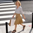thumbnail image 2 of Ablanczoom Womens Sandals: Comfortable Flat Sandals Women Flip Flops Elastic Ankle Strap Dresses Shoes, 2 of 8