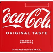 Coca-Cola Soda Pop Fridge Pack Cans, 12 fl oz, 12 Pack