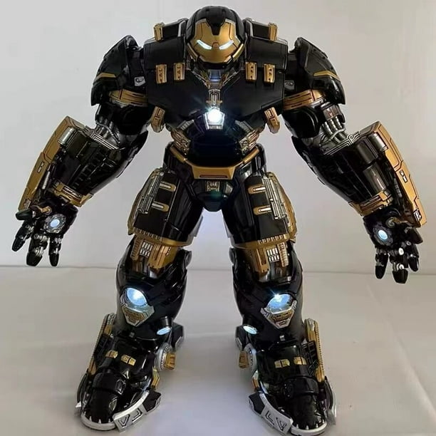 Comicave 1/12 Mk44 Hulkbuster última versión Color primario/oro negro Edición Limitada Iron Man Movable Glow Collection Hobby Gong Bohan LED