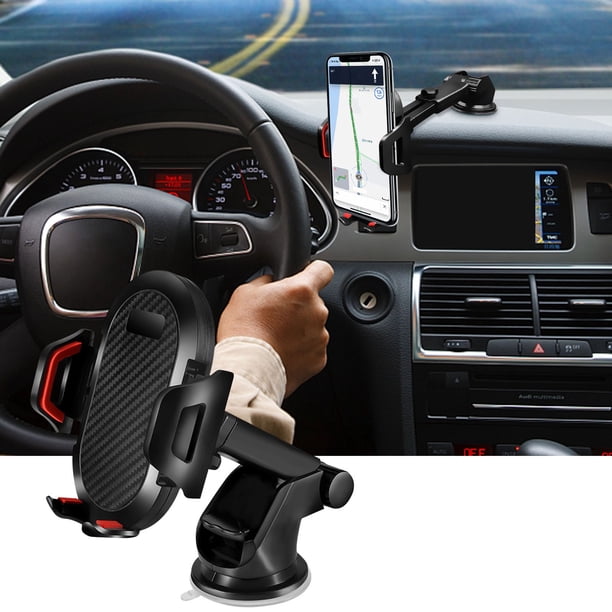 Puntoco Soporte giratorio para teléfono móvil con ventosa giratoria de 360 grados para control central en el automóvil