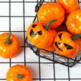 thumbnail image 5 of 12pcs Artificial Small Foam Pumpkins Vegetables Models Realistic Pumpkins Teaching Props for Halloween Autumn Harvest Thanksgiving Home Party Scene Decorations Hotel Accessories, 5 of 7
