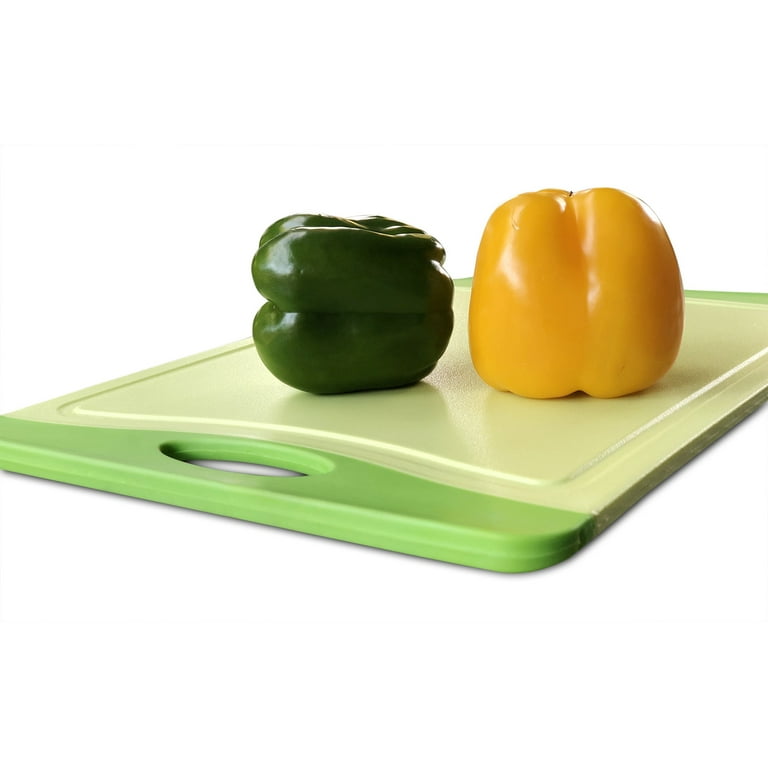 Klex EcoWheat Cutting Board for Kitchen (Set of 3), BPA Free Food Safe Wheat Straw PP Material, 3 Piece Chopping Boards Set, Dishwasher Safe, Juice