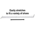 thumbnail image 4 of Rehabilitation Advantage Curly No-Tie Shoelaces – White, Elastic Coil Design, 6" to 45" Stretch, Ideal for Seniors, Athletes, All Ages – One Pair, 4 of 5