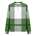 thumbnail image 5 of Womens Striped Oversized Sweatshirt Color Block Crew Neck Long Sleeve Casual Loose Pullover Top Y2K Clothes, 5 of 5