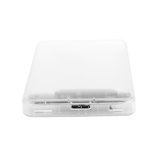 Boîtier externe de disque Boîte de stockage de disque dur Disque dur Shell USB3.0 Disque externe Boîtier du disque dur 2.5in HDD/SSD Boîte de protection de stockage