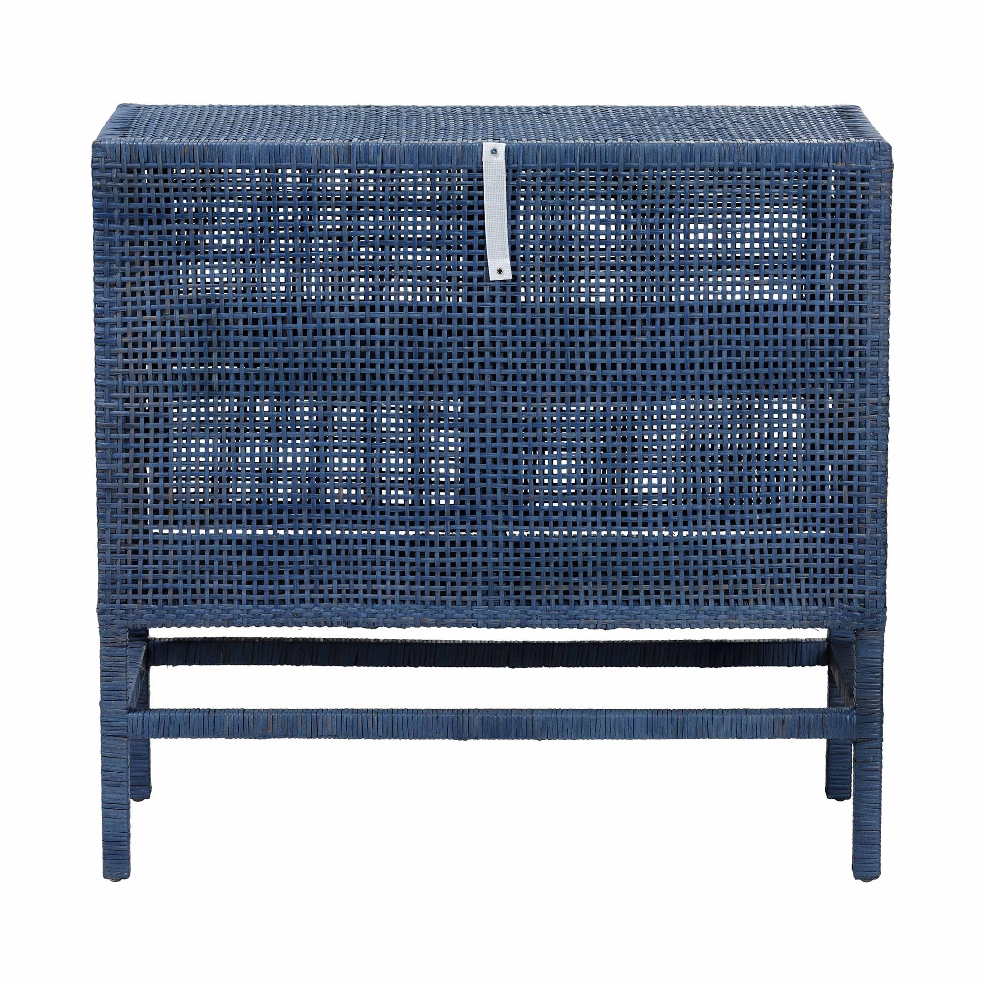 bali & pari Vivan Boho Storage Cabinet, 2-Tier, Navy Blue