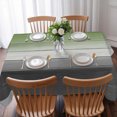 thumbnail image 3 of Sage Green Gray Table Cloth Waterproof Tablecloths, Vintage Country Ombre Chic Wooden Grain Tablecloth Dining Table Cover for Kitchen Party Tabletop Outdoor, Rectangle Tablecloth 60x84 Inch, 3 of 9