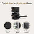 thumbnail image 3 of Mega Handles | Prime Door Lever and Deadbolt Combo | Matte Black, 3 of 4