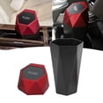thumbnail image 4 of Car Trash Can, High Strength Red Black ABS Garbage Bin With Lid Leakproof Multipurpose Stylish For Vehicles For Office, 4 of 8