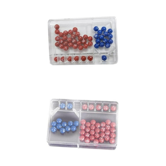2x Portable Entertainment Lottery Machine Draw Game Lucky Game Little Number Balls Raffle Balls