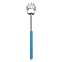 Vocoste 1 Pc Extendable Back Scratcher for Bathroom Travel Hotel Stainless Steel Blue