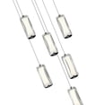 thumbnail image 2 of Lampara Colgante Iluminacion Luz Vic 6 Luces De cristal, 2 of 3