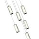 thumbnail image 2 of Lampara Colgante Iluminacion Luz Vic 6 Luces De cristal, 2 of 3