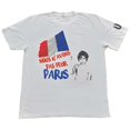 thumbnail image 1 of U2 - Camiseta Paris 2015 Nous N'Avons Pas Peur Estampado en Espalda de Algodón para Adultos Unisex (Blanco), 1 of 2