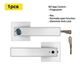 thumbnail image 2 of Finrprint Password Door Lock With Tuya Electronic Smart Lock Digital Door Security Biometric Handle Lock For Bedroom Apartment ,Smart and Convenient, 2 of 7