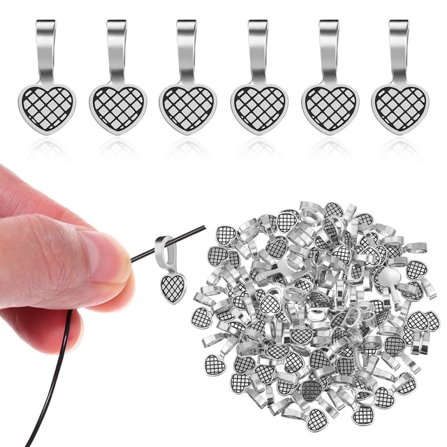100 piezas de colgantes de cadena para collar, bisutería, dijes para hacer joyas.