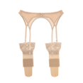 thumbnail image 1 of Varsbaby Porte-Jarretelles en Dentelle Transparente pour Femmes avec Bas, 1 of 5