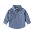 thumbnail image 3 of YOUYEDIAN Button Down Shirts for Boys Fashion Long Sleeve Shirts Casual Collared Tops, 3 of 5