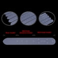 thumbnail image 3 of Ccdes Leather Belt Templates,5Pcs Translucent Belt Buckle Holes Templates Leather Punching Craft Module DIY Tool, Belt Buckle Locator, 3 of 8