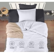 Twin Comforter Set 2 Piece White by Utopia Bedding, Comforters Twin Size, Bedding Comforters Sets, Down Alternative Soft Bed Set, 1 Comforter (64 x 88 inches) 1 Pillow Shams (20 x 26 inches)