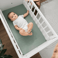 thumbnail image 3 of Comfy Cubs Muslin Fitted Bassinet Crib Sheet, Extra Soft 100% Muslin Cotton Bassinet Sheets (Fern), 3 of 7