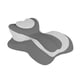 thumbnail image 3 of Almohada de espuma viscoelástica con forma de cuña para el cuello, cojín ergonómico multifuncional gris, 3 of 9