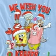 thumbnail image 2 of SpongeBob SquarePants Crabby Christmas Women's T Shirt, Light Blue, X-Large, 2 of 6