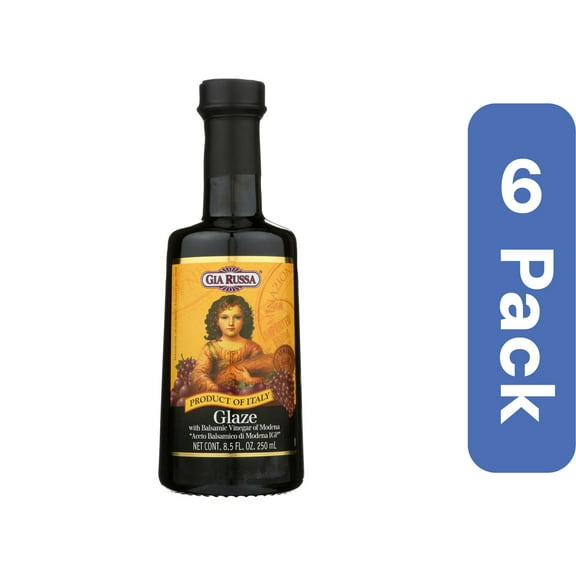 Gia Russa Balsamic Glaze 8.45 oz (Pack of 6)