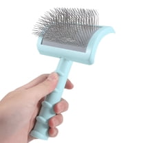 ACDANC Firm Slicker Brush for Dogs- Extra Long Pin Large Dog Pet Grooming Wire and Deshedding (Green)