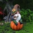 thumbnail image 5 of Wzzjkit Garden Gnomes Collectible Figurines Miniature Resin Garden Statues for Patio, Lawns Ornament, Gardening Gifts for Housewarming, Garden Gnomes Outdoor, 5 of 9