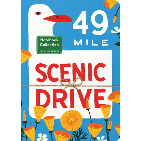 49-Mile Scenic Drive Notebook Collection: (San Francisco Blank Journals, Three Notebooks with Iconic California Artwork) (Other)