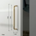 thumbnail image 3 of Goo-Ki 7.6''(192 MM) Hole Centers Champagne Bronze Cabinet Pulls, Drawer Pulls with Crosshatch Knurling, Cabinet Handles for Dresser,Drawer,and Cupboard, 6 Pack, 3 of 7