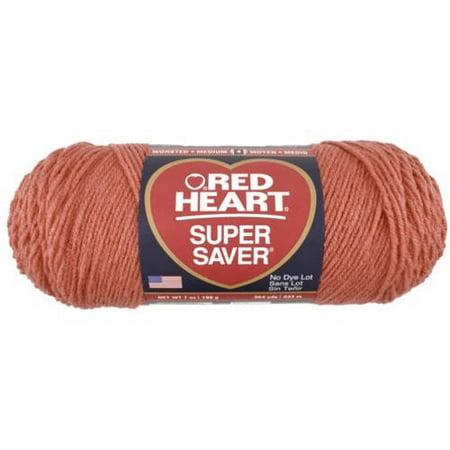 Red Heart Super Saver Coral Yarn, 1 Each