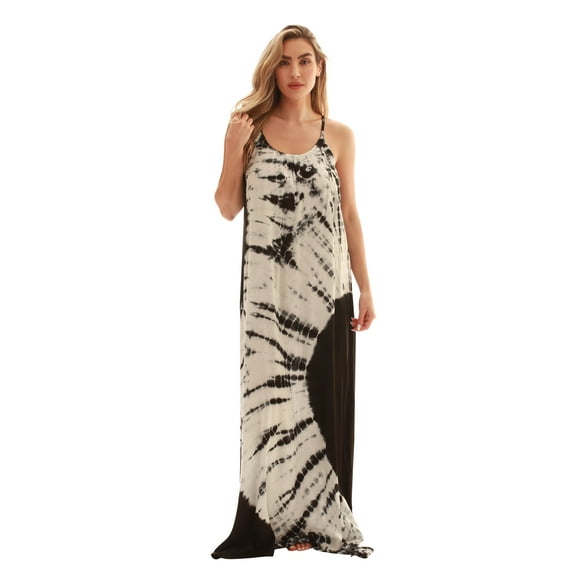 Riviera Sun Women's Tie Dye Maxi Dress - Lightweight and Flowy with Beautiful Color Variations