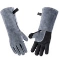 thumbnail image 2 of Anti-Scalding Gloves Outdoor Camping BBQ Welding Heat Resistance Insulation Cotton Protection Gloves for Home Kitchen Outdoor Activities, 2 of 9