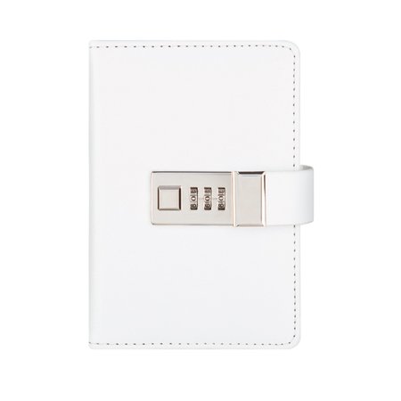 Diary Book With Lock AkoaDa Notebook Paper Diary with Lock Code Password Notepad 96Sheets Note Book Office School Supplies Gift ()