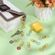 thumbnail image 4 of 24 llaveros de flores en 6 colores con diseño de margaritas, de aleación esmaltada, para bolso, coche, estéticos., 4 of 5