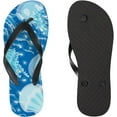 thumbnail image 3 of Dreamtimes Flip Flops Slippers Cute Jellyfish Ocean Sea World Blue for Women Girl Men Sandals Beach Summer Shower Slippers, 3 of 5