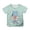 Mint Green, variant on Graphic Tees for Girls: Short Sleeve Crewneck Tops 5-14 Years Comfortable & Casual for Everyday & Party Wear