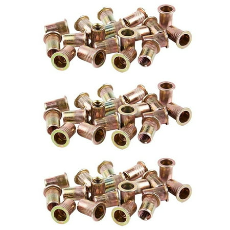 

60Pcs Flat Head Metric Steel M8 Blind Insert Rivet Nut
