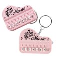 thumbnail image 2 of Miangastore 2Pcs Piano Keychain Mini Piano Keyboard Keyring Instrument Bag Hanging Pendant Charm, 2 of 8