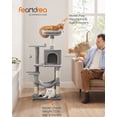 thumbnail image 2 of Torre para gatos Feandrea Cat Tree de 112 cm con rascadores y hamaca, 2 of 9