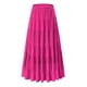 thumbnail image 4 of Falda larga fluida de gasa blanca para mujer: falda boho de verano con cintura elástica y pliegues en línea A, tejido de poliéster, tallas S-XXL, 4 of 4