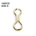 thumbnail image 3 of 100 Pcs Carp Fishing Lure Brass Sinker Eyes Eyelets Counterweight Tackle Accessorie, 3 of 11