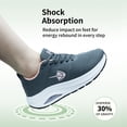 thumbnail image 5 of AOV GREEN LEAF Wide Toe Box Shoes Women Arch Support Walking Shoes Athletic Tennis Wide Width Sneakers for Plantar Fasciitis US 6-11, 5 of 8