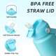 thumbnail image 2 of Bjpkpk Botella De Agua Con Tapa De Pajita, Botellas De Agua Con Aislamiento Al Vacío De 24 Onzas, Termo De Acero Inoxidable De Metal Para Viajes Deportivos, Sin Bpa, A Prueba De Fugas, Termos, Vasos,, 2 of 5